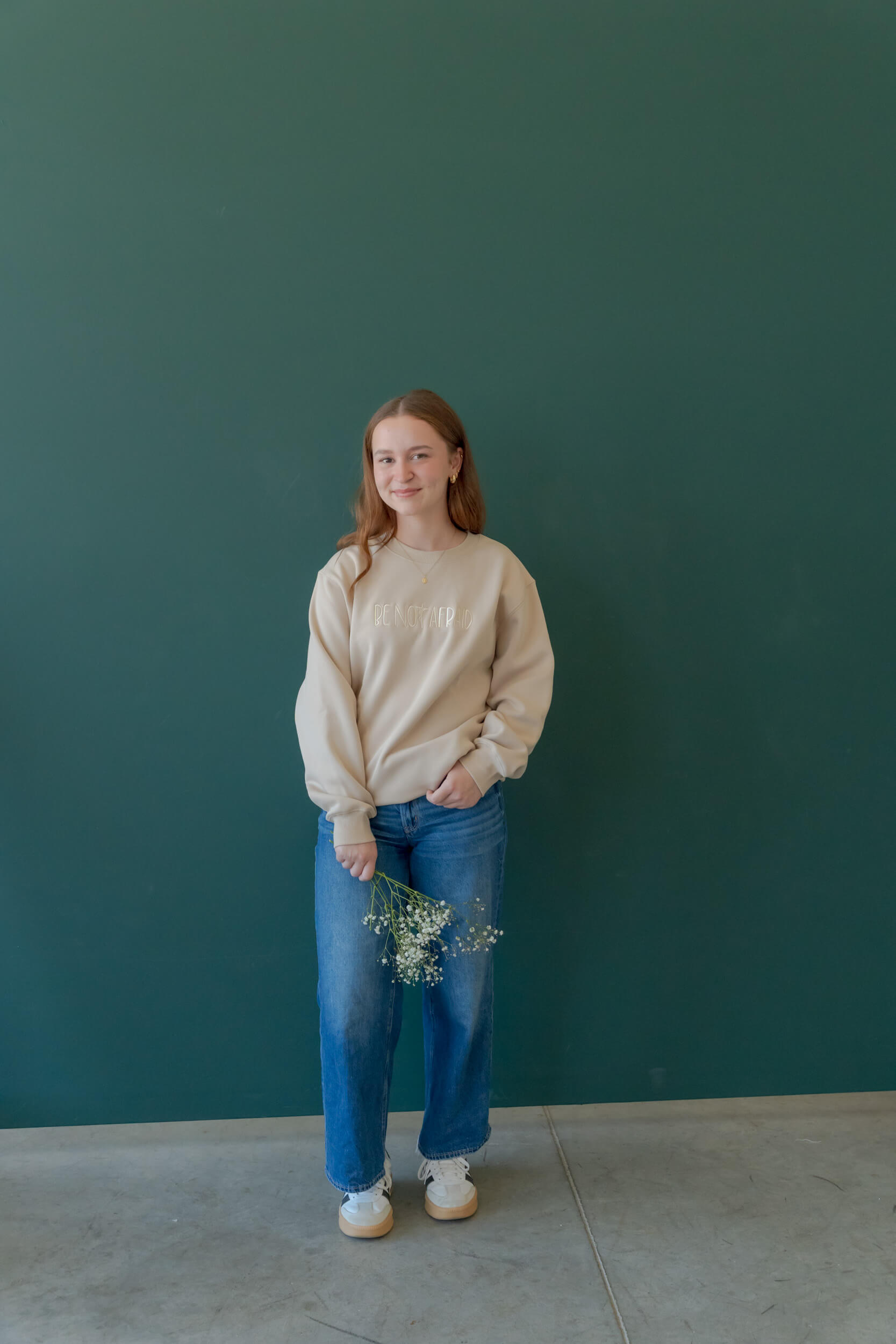 Be Not Afraid Catholic crewneck