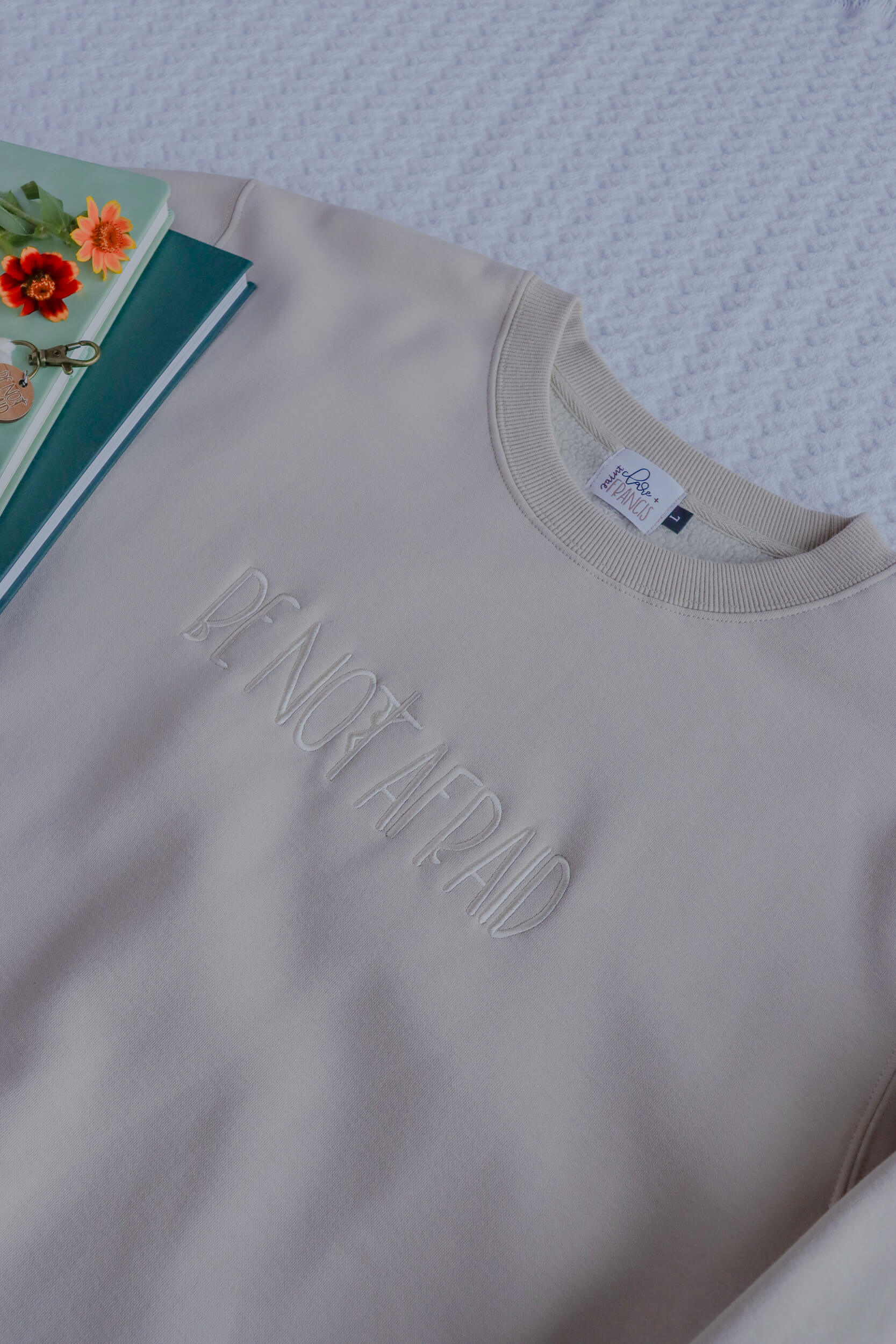 Be Not Afraid Catholic crewneck