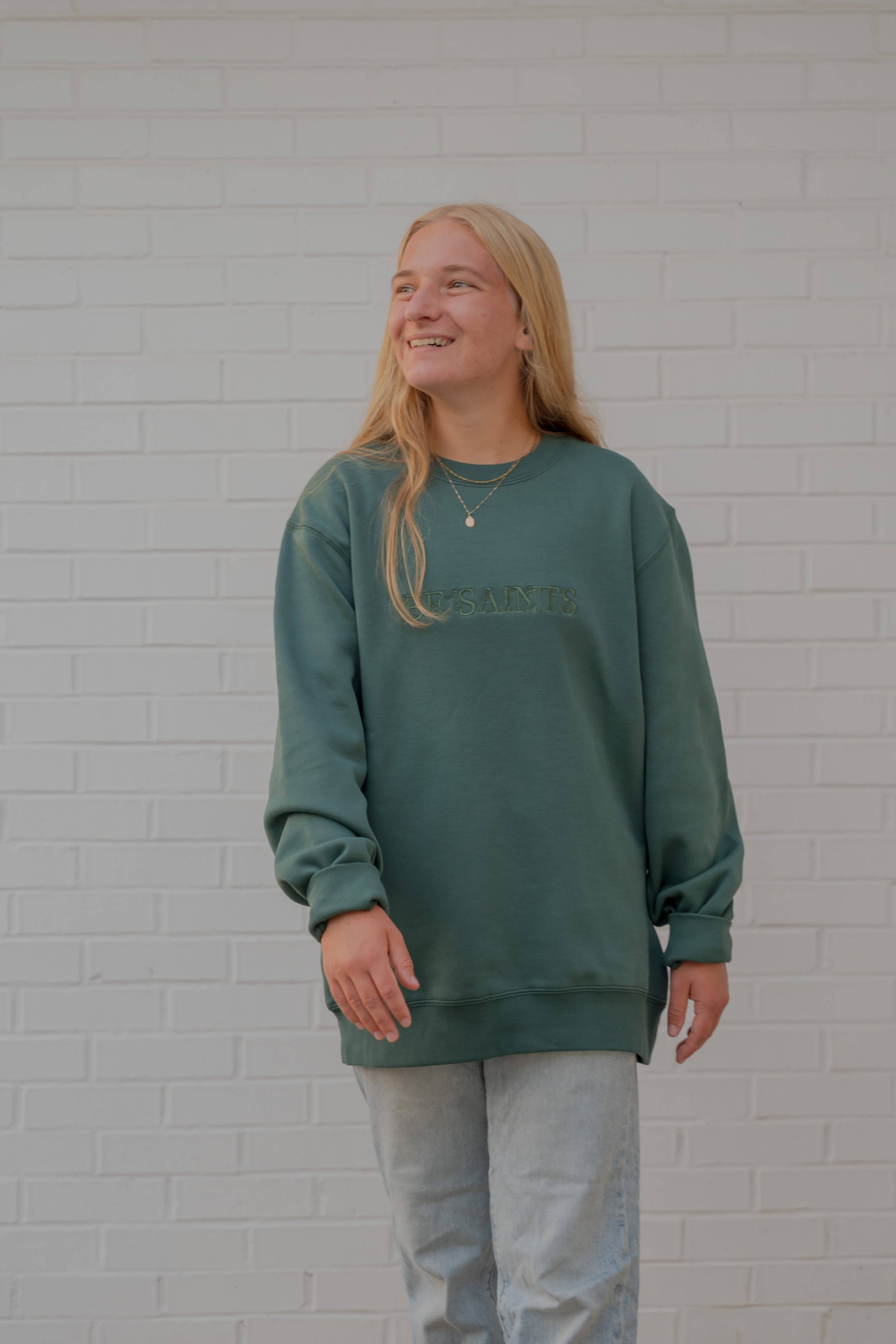 Be Saints Catholic crewneck