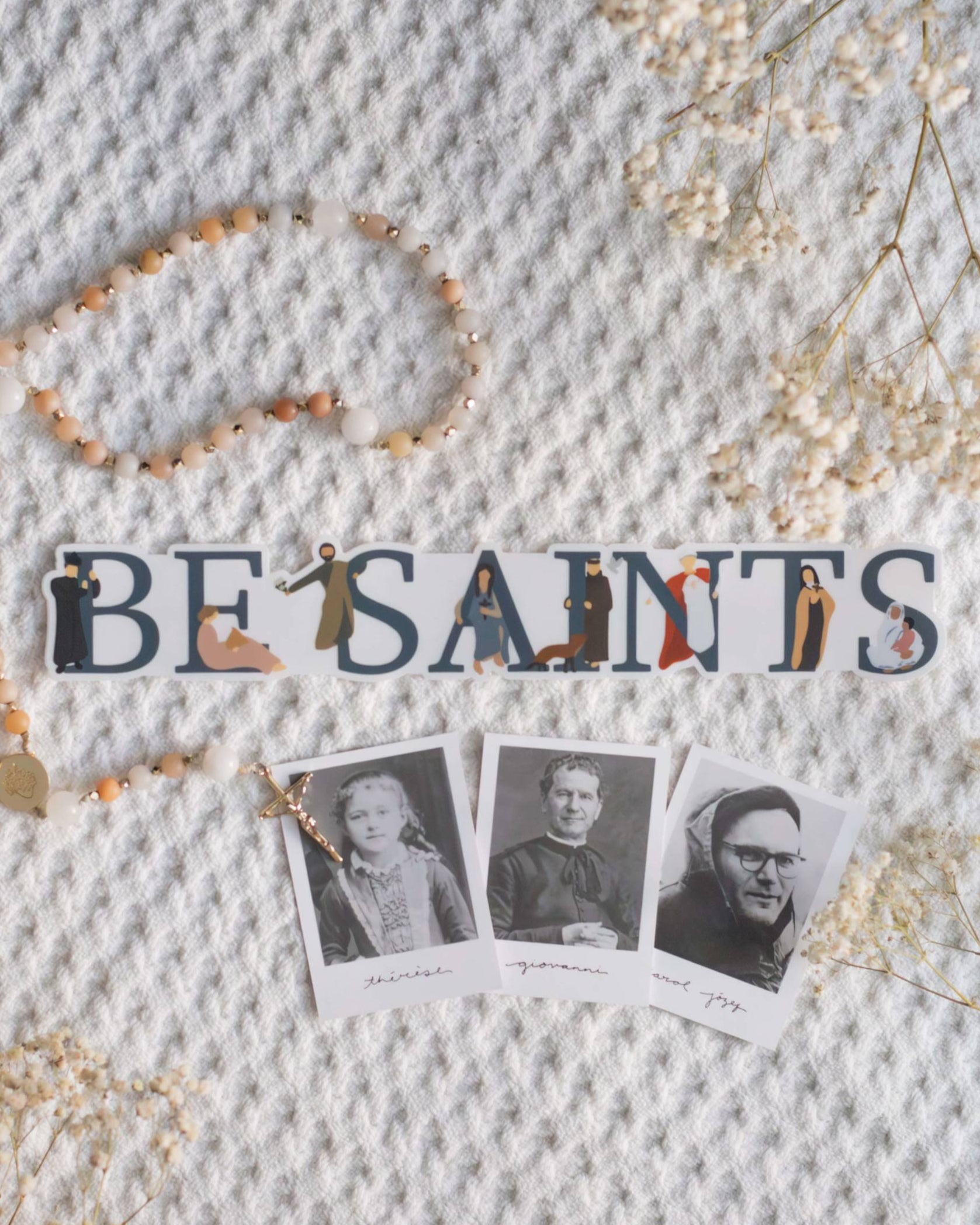 LARGE Be Saints - Catholic Vinyl Sticker