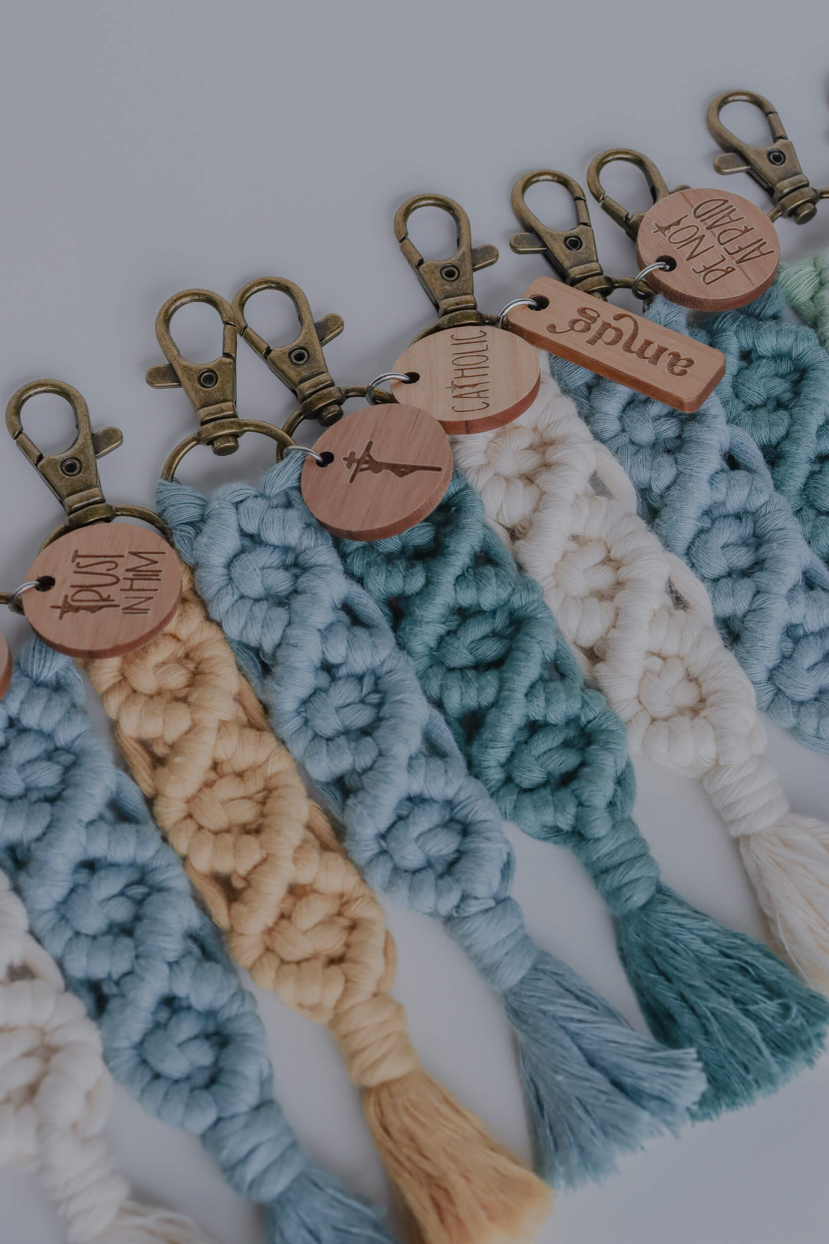 Catholic Macrame Keychain - BUILD YOUR OWN
