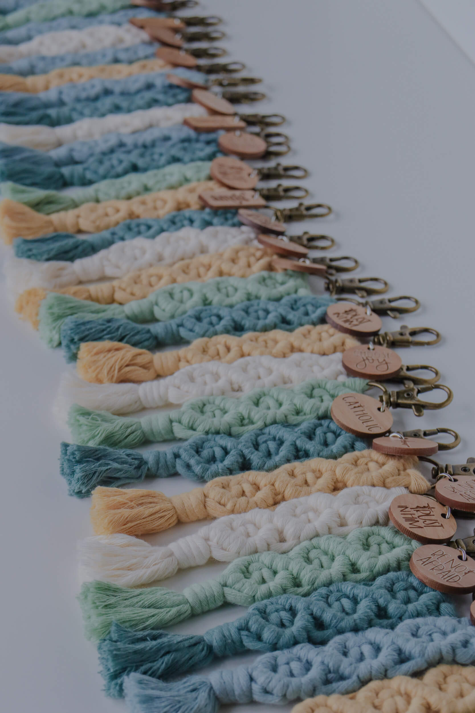 Catholic Macrame Keychain - BUILD YOUR OWN