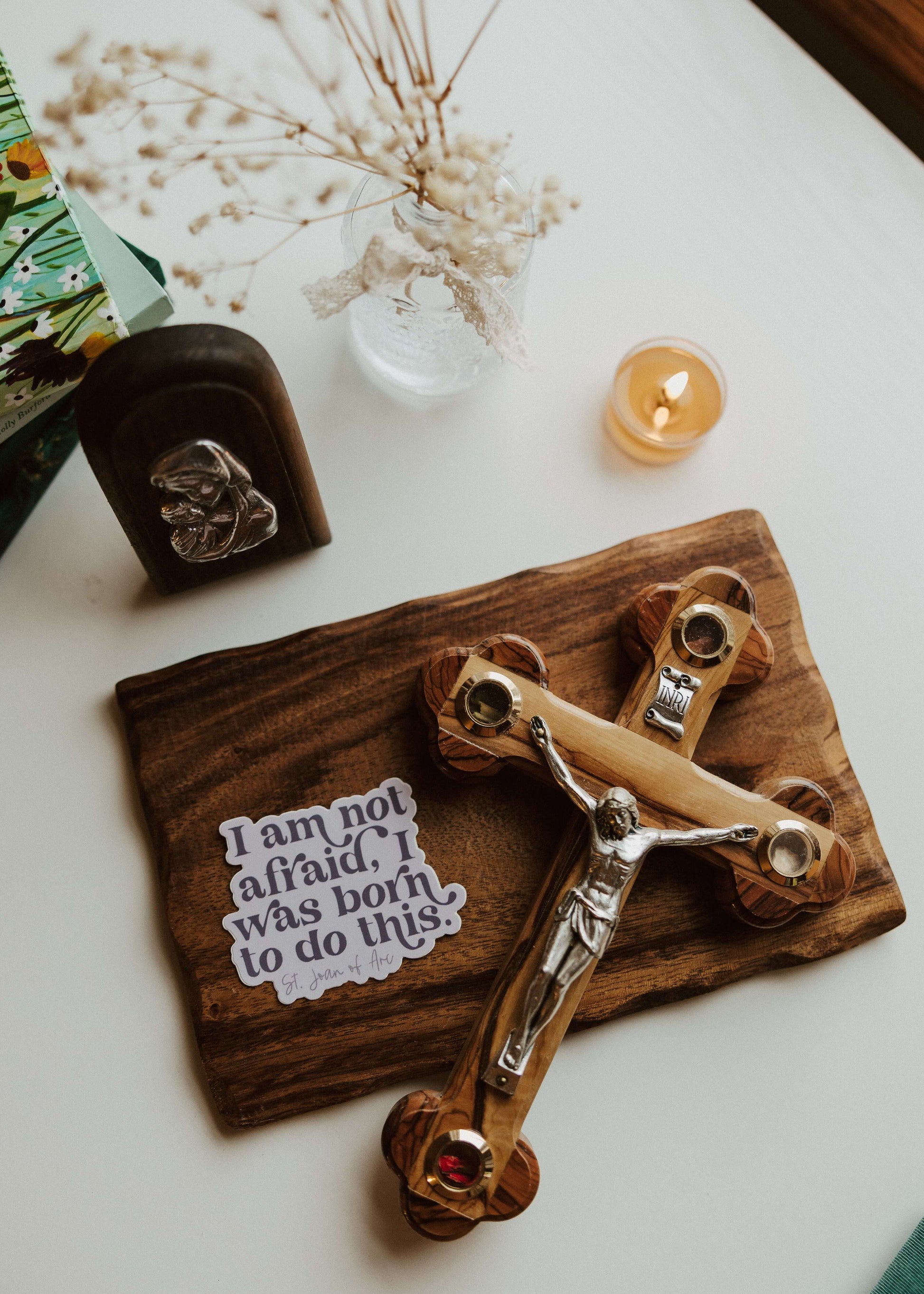 I am not afraid St. Joan of Arc Sticker