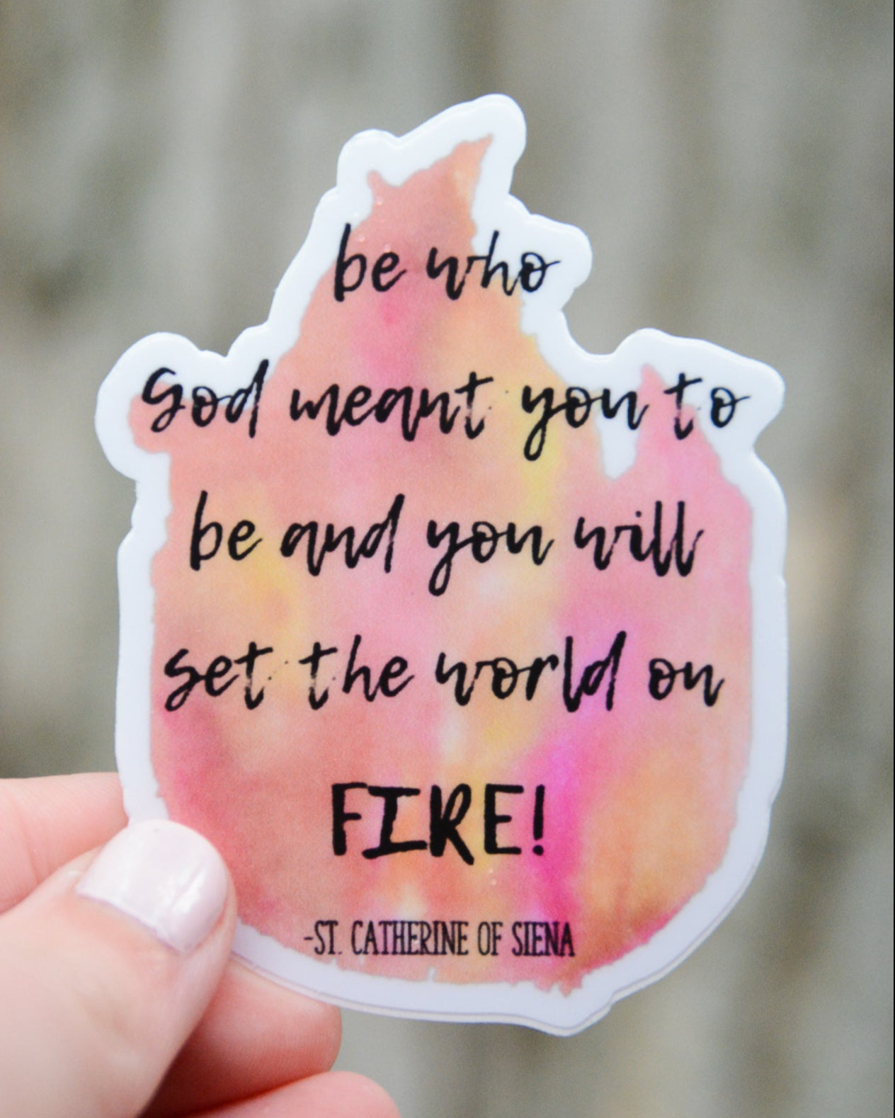 Be Who God Meant You To Be - Sticker