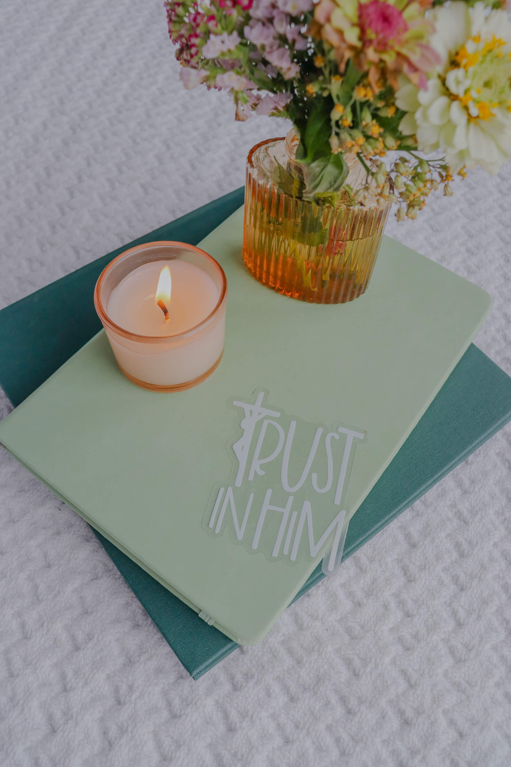 CLEAR Trust in Him - Catholic Sticker