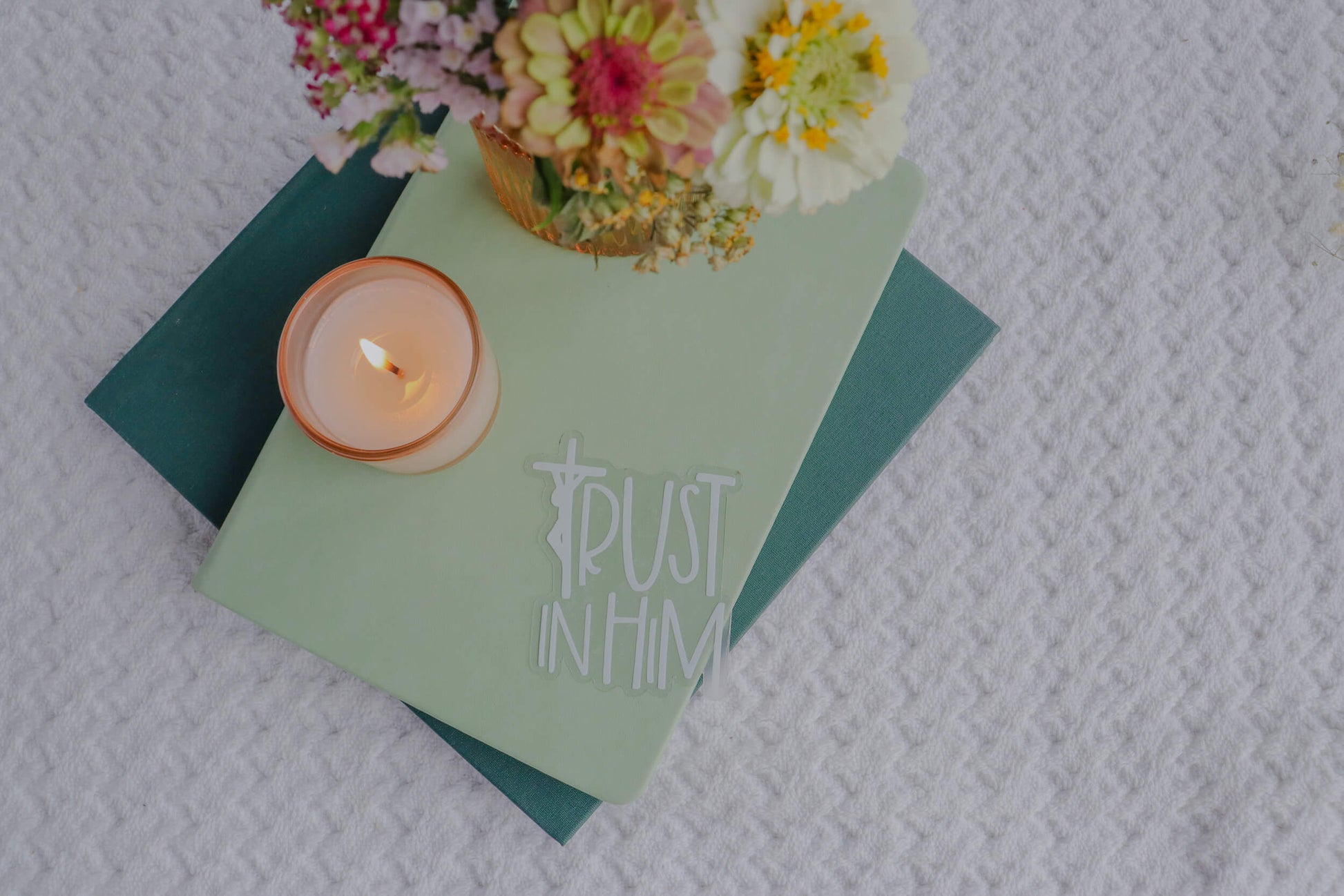 CLEAR Trust in Him - Catholic Sticker