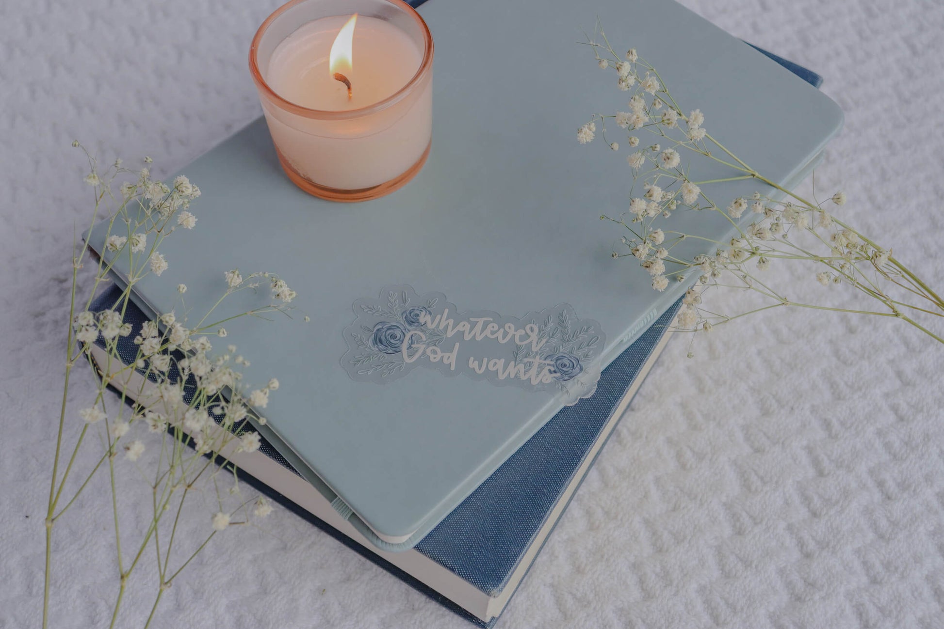 Whatever God Wants - Clear Sticker