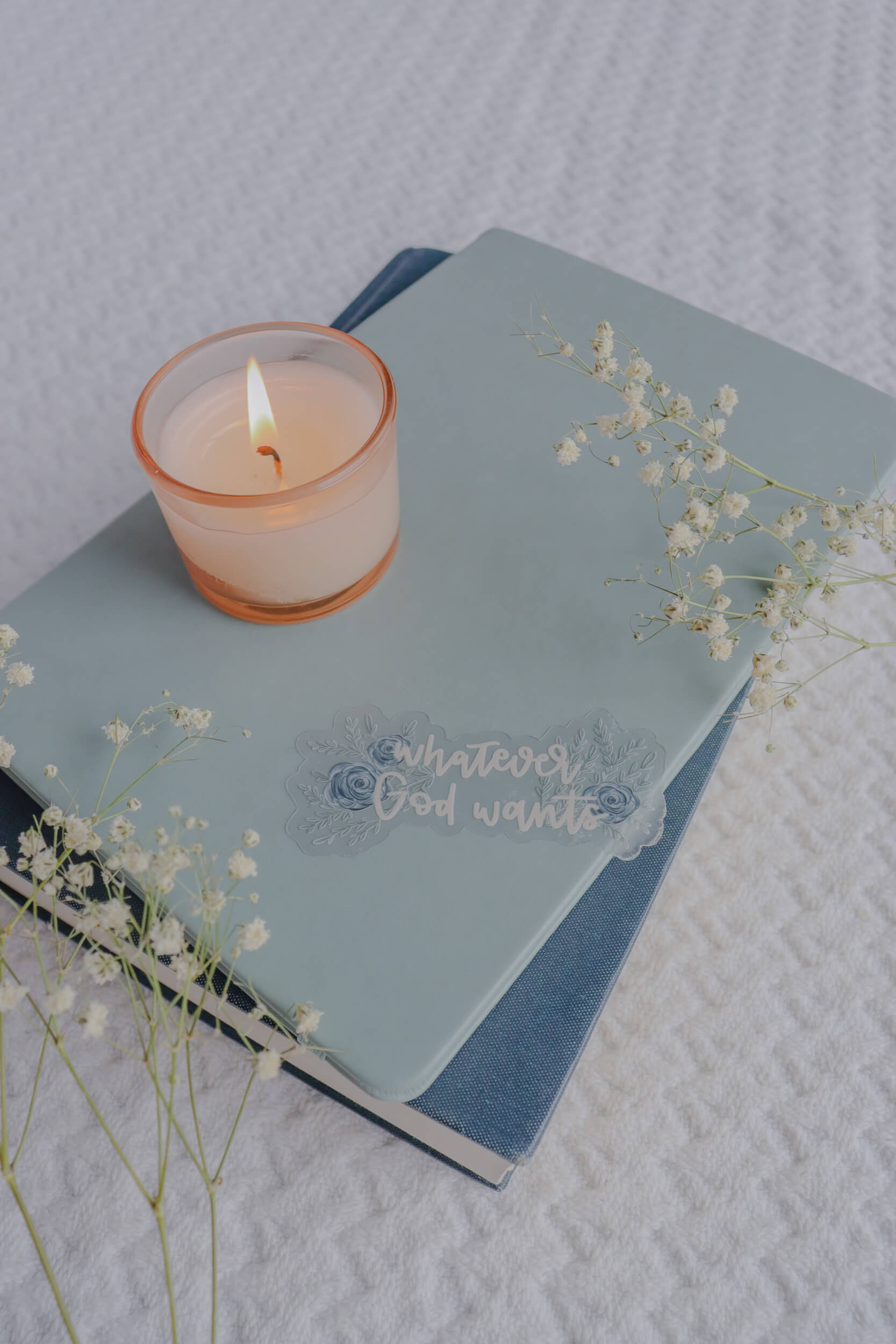 Whatever God Wants - Clear Sticker