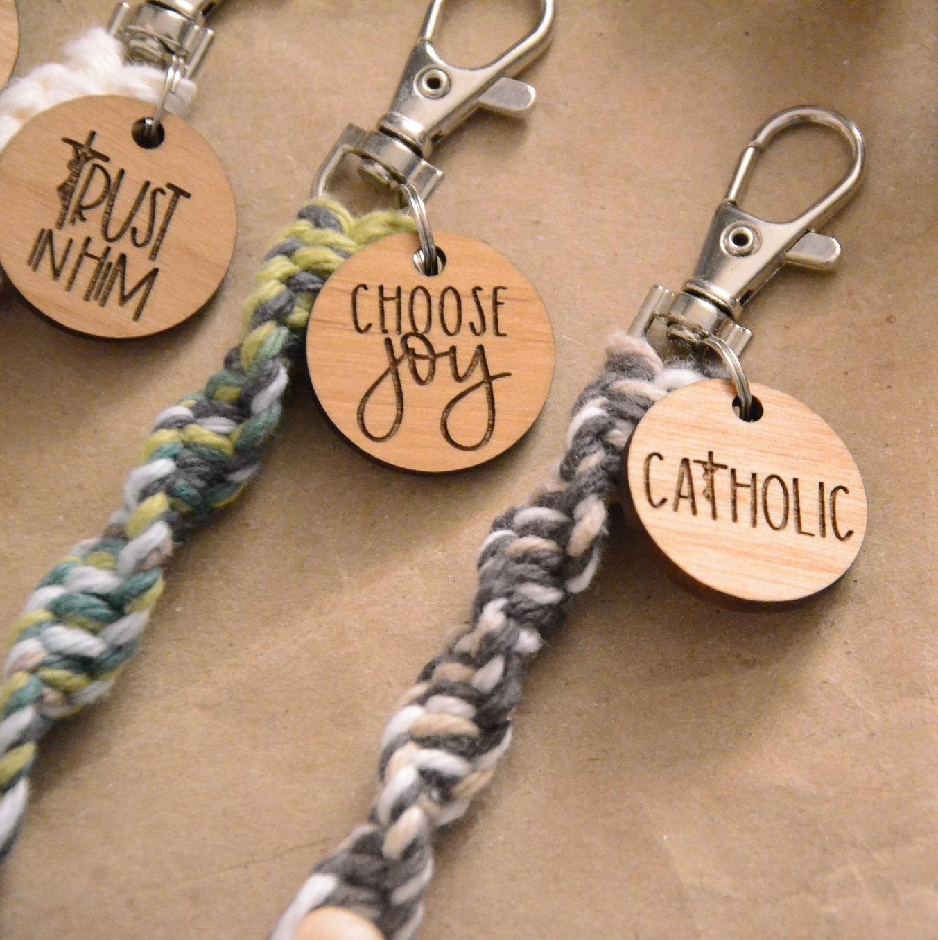 Catholic - Catholic Wooden Charm