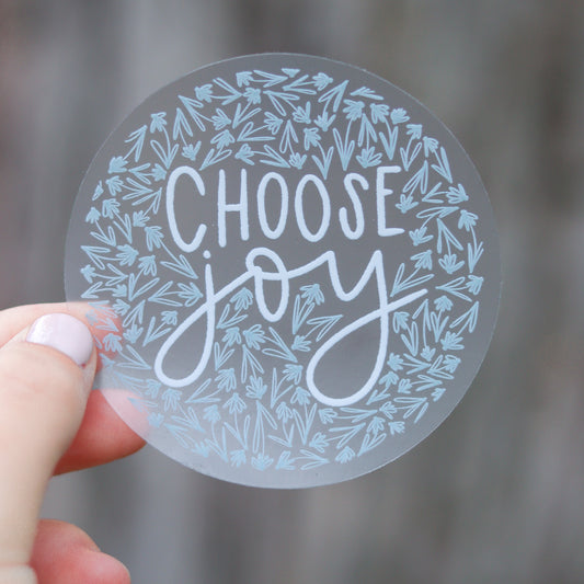 Choose Joy - Catholic Wildflower Sticker