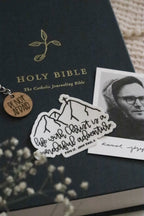 Life With Christ JPII Sticker - CURSIVE