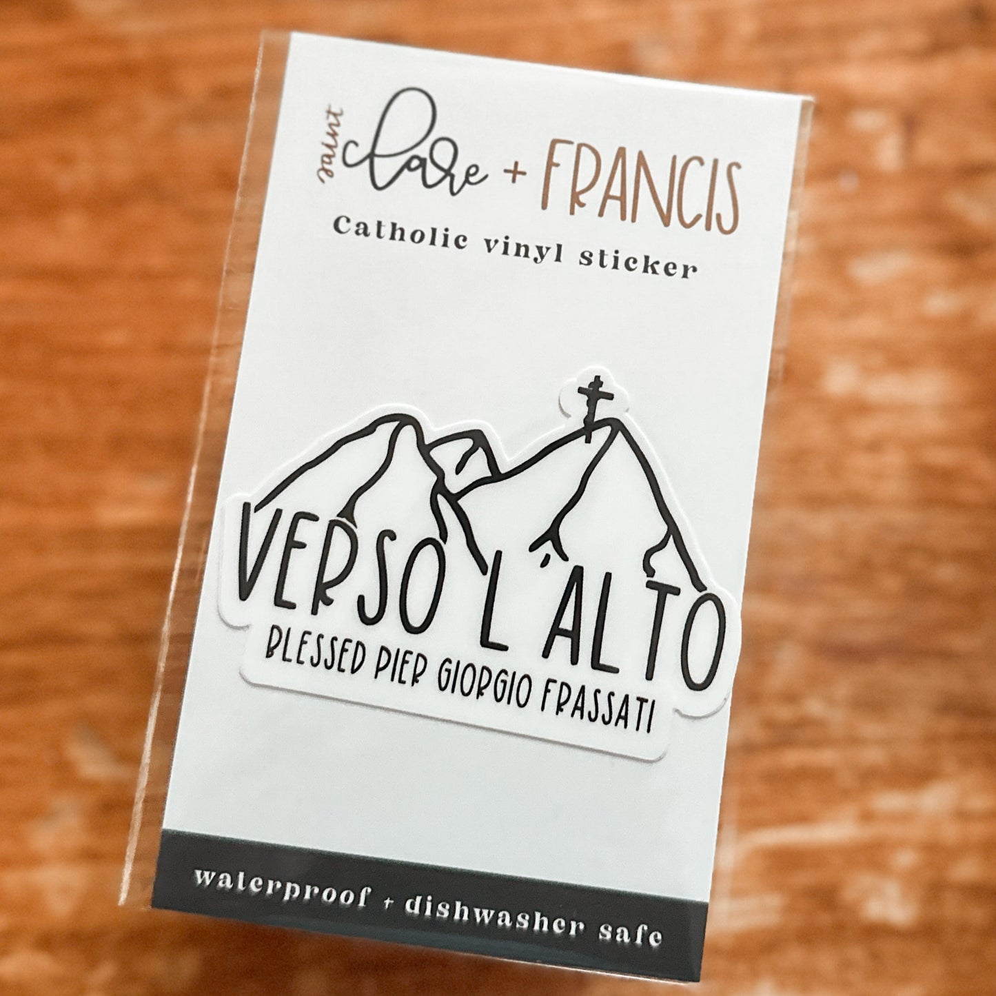 SECONDS Verso L'Alto - Giorgio Frassati Sticker