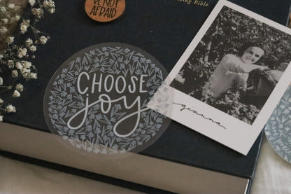 Choose Joy - Catholic Wildflower Sticker