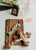Be Not Afraid - Catholic Macrame Keychain