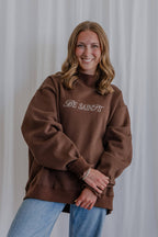 Be Saints mock neck - BROWN