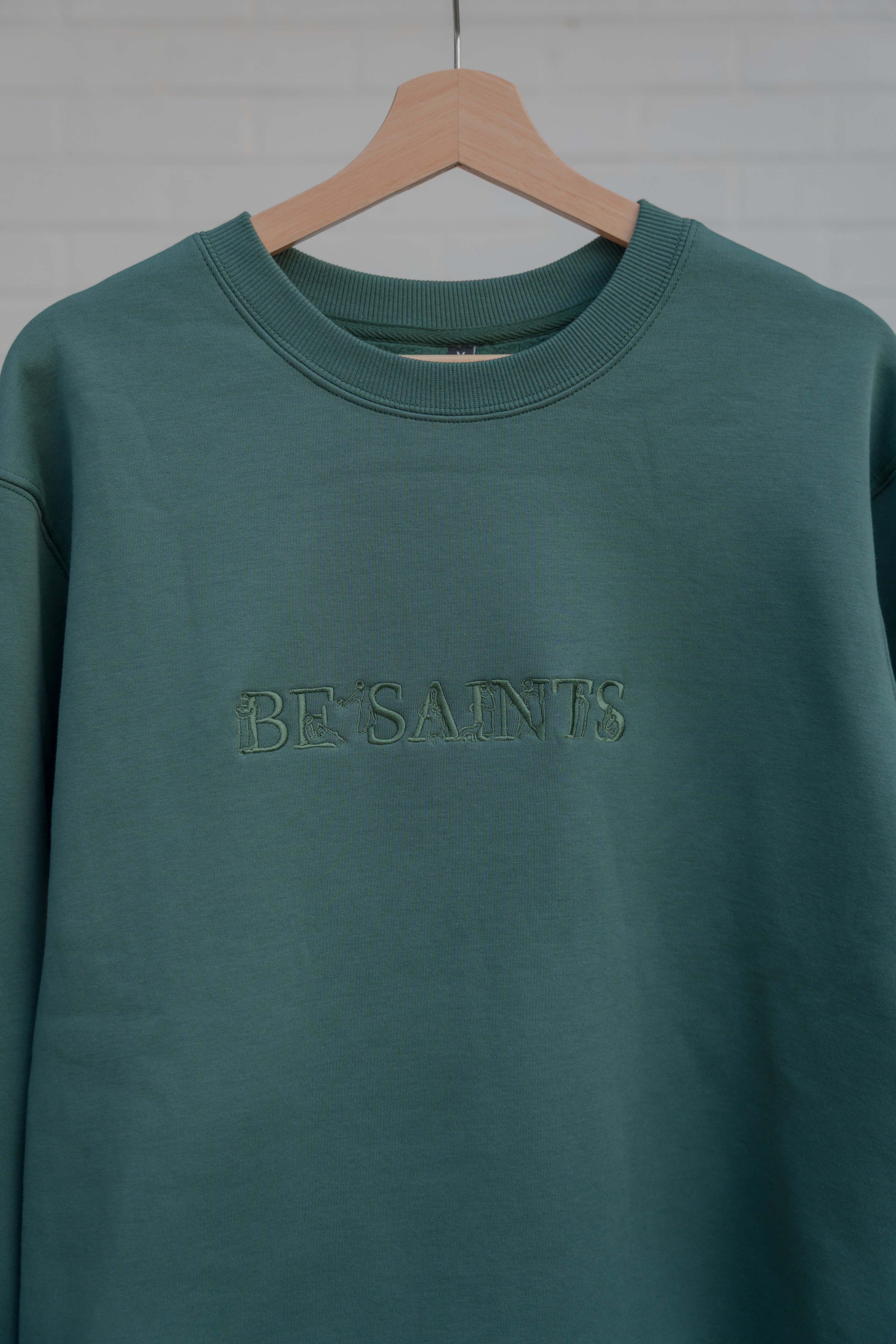 Be Saints Catholic crewneck