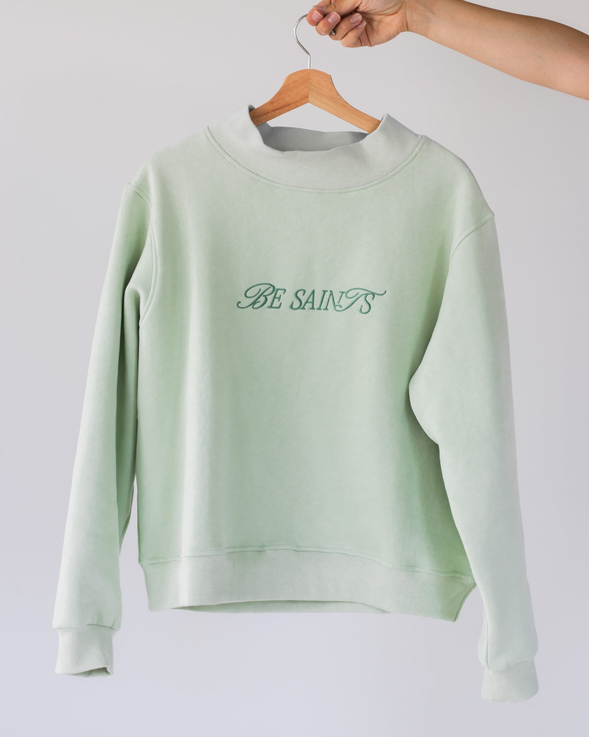 Be Saints mock neck - GREEN