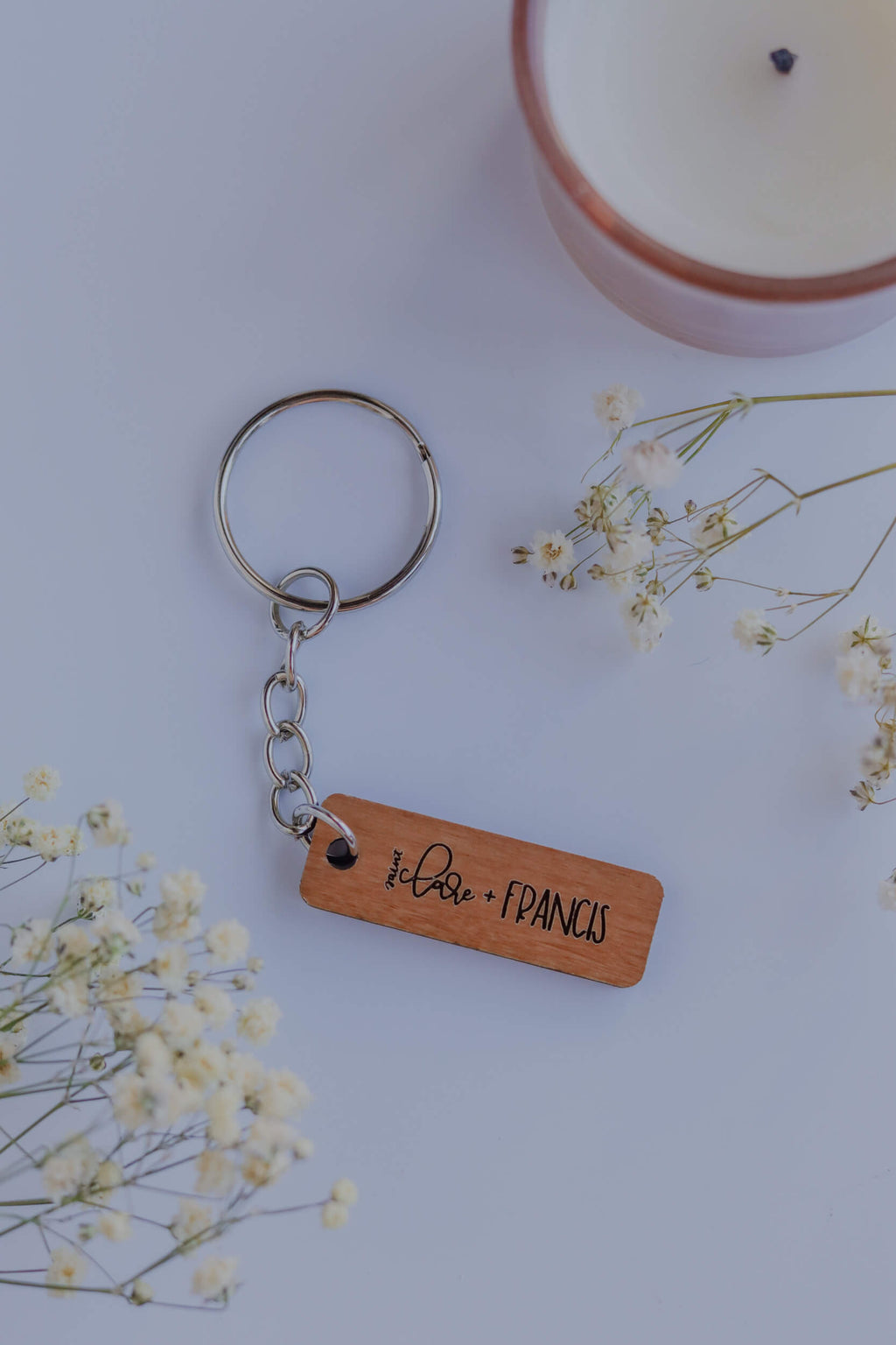 Be Saints - Catholic Wood Keychain