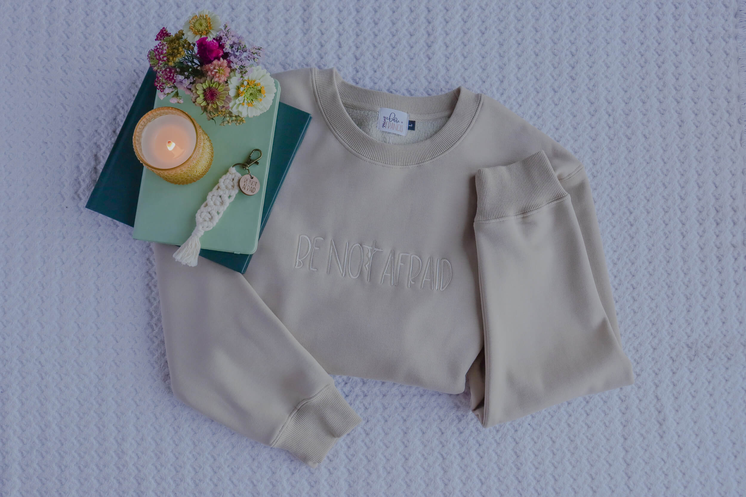 Be Not Afraid Catholic crewneck