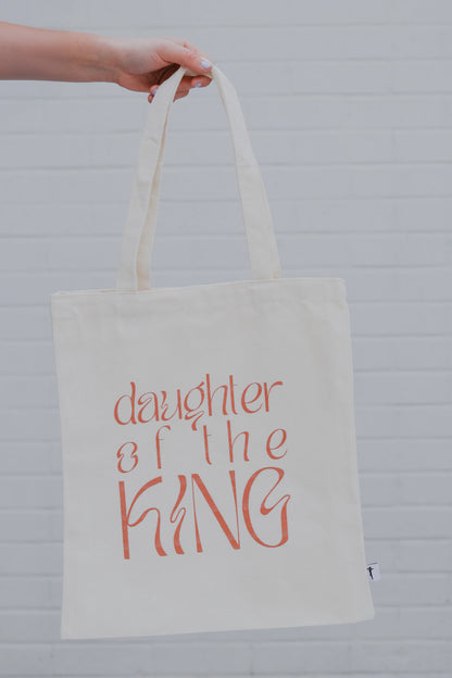 Daughter of the King tote bag