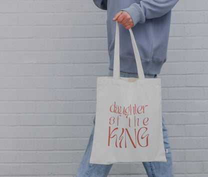 Daughter of the King tote bag