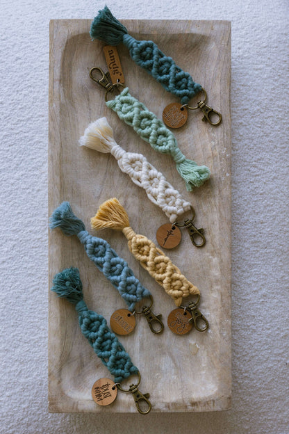 Catholic Macrame Keychain - BUILD YOUR OWN