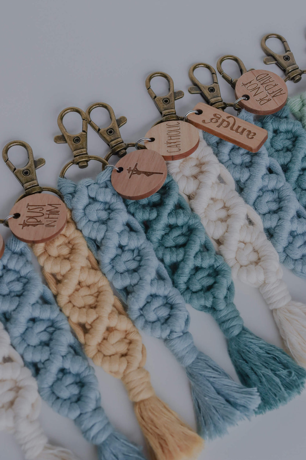 Catholic Macrame Keychain - BUILD YOUR OWN