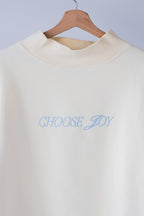 Choose Joy mock neck
