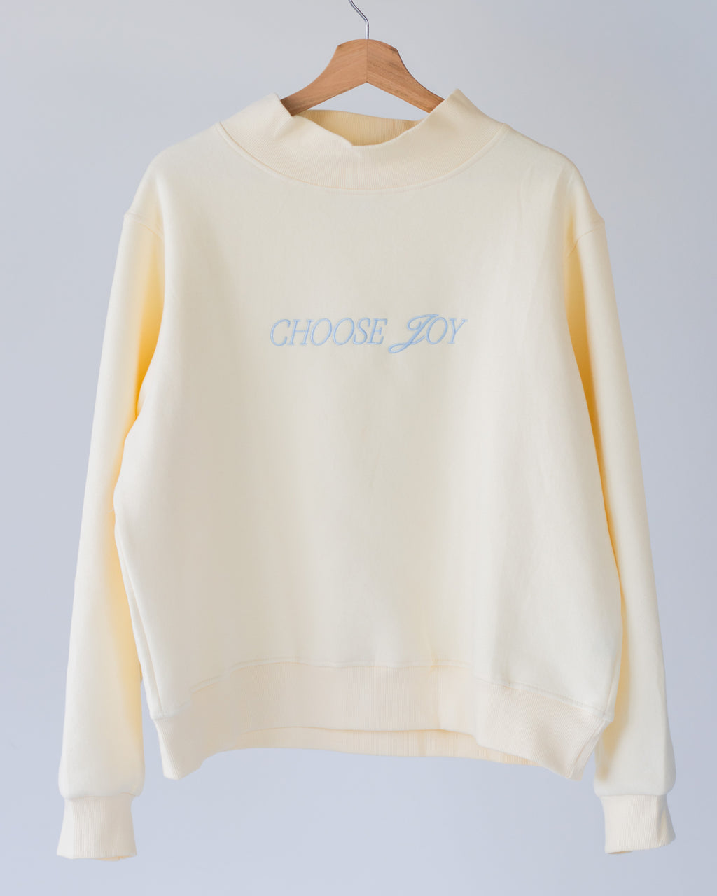 Choose Joy mock neck