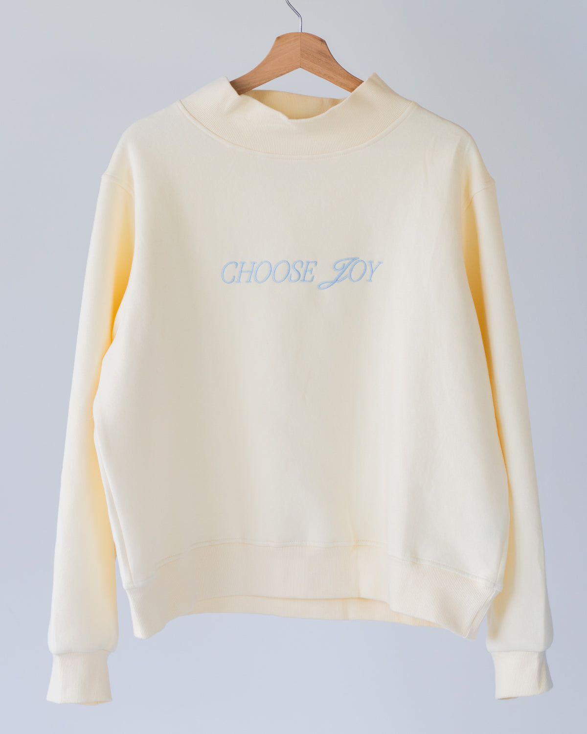 Choose Joy mock neck