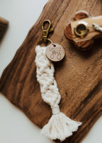 Choose Joy - Catholic Macrame Keychain