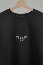 Come Holy Spirit Catholic crewneck - BLACK