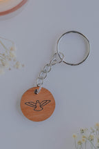 Come Holy Spirit - Catholic Wood Keychain