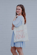 Daughter of the King tote bag