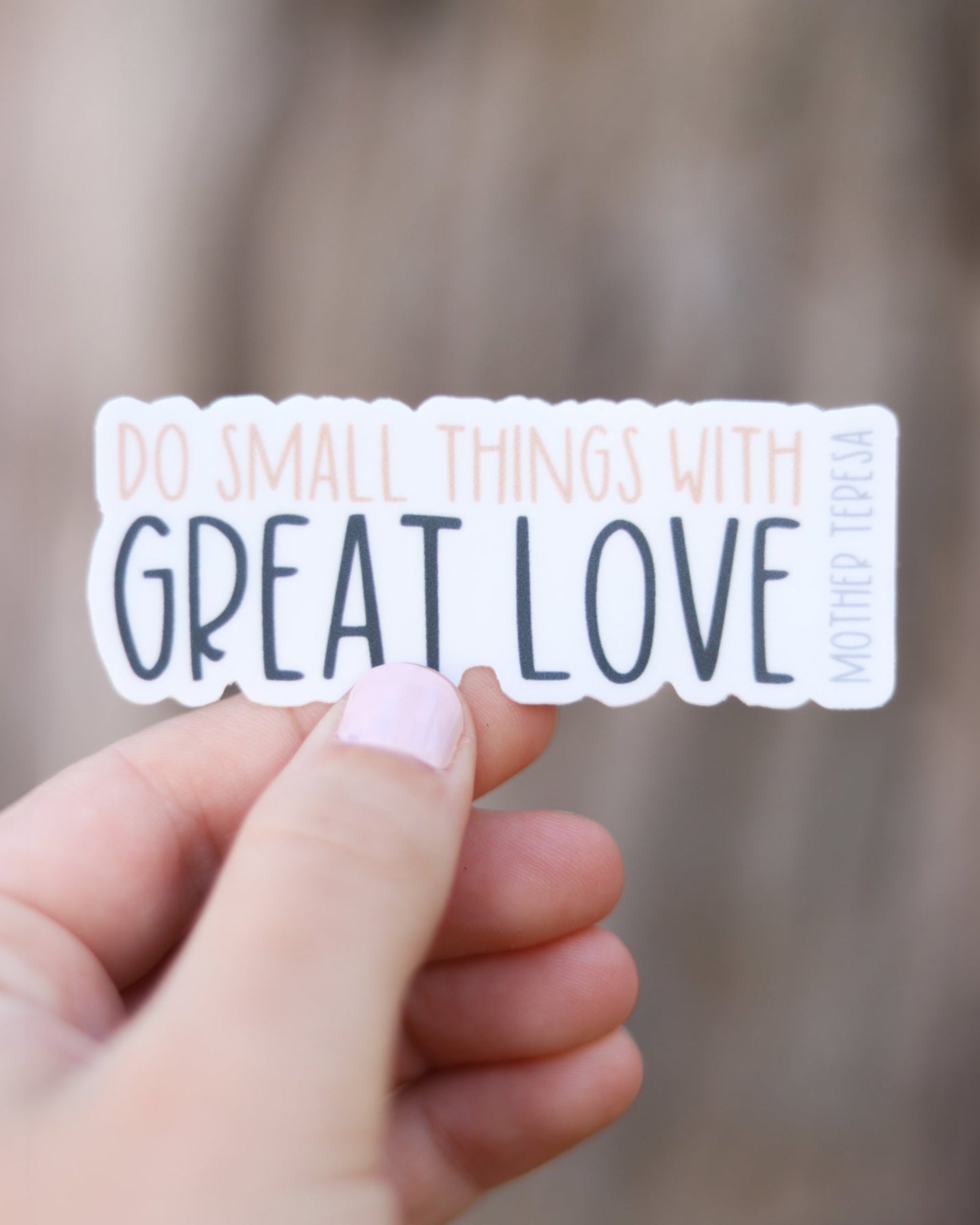 Do Small Things Sticker - THERESE