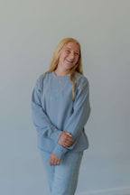 Go Forth Without Fear Catholic crewneck