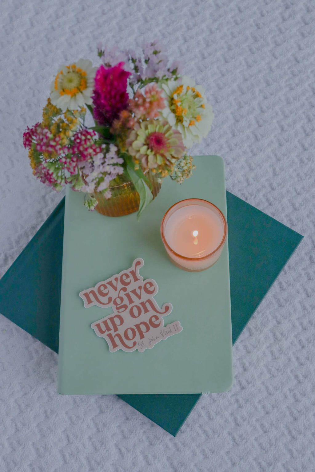 Never Give Up on Hope- JPII Sticker