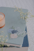 Run to Mary - Catholic Floral Sticker