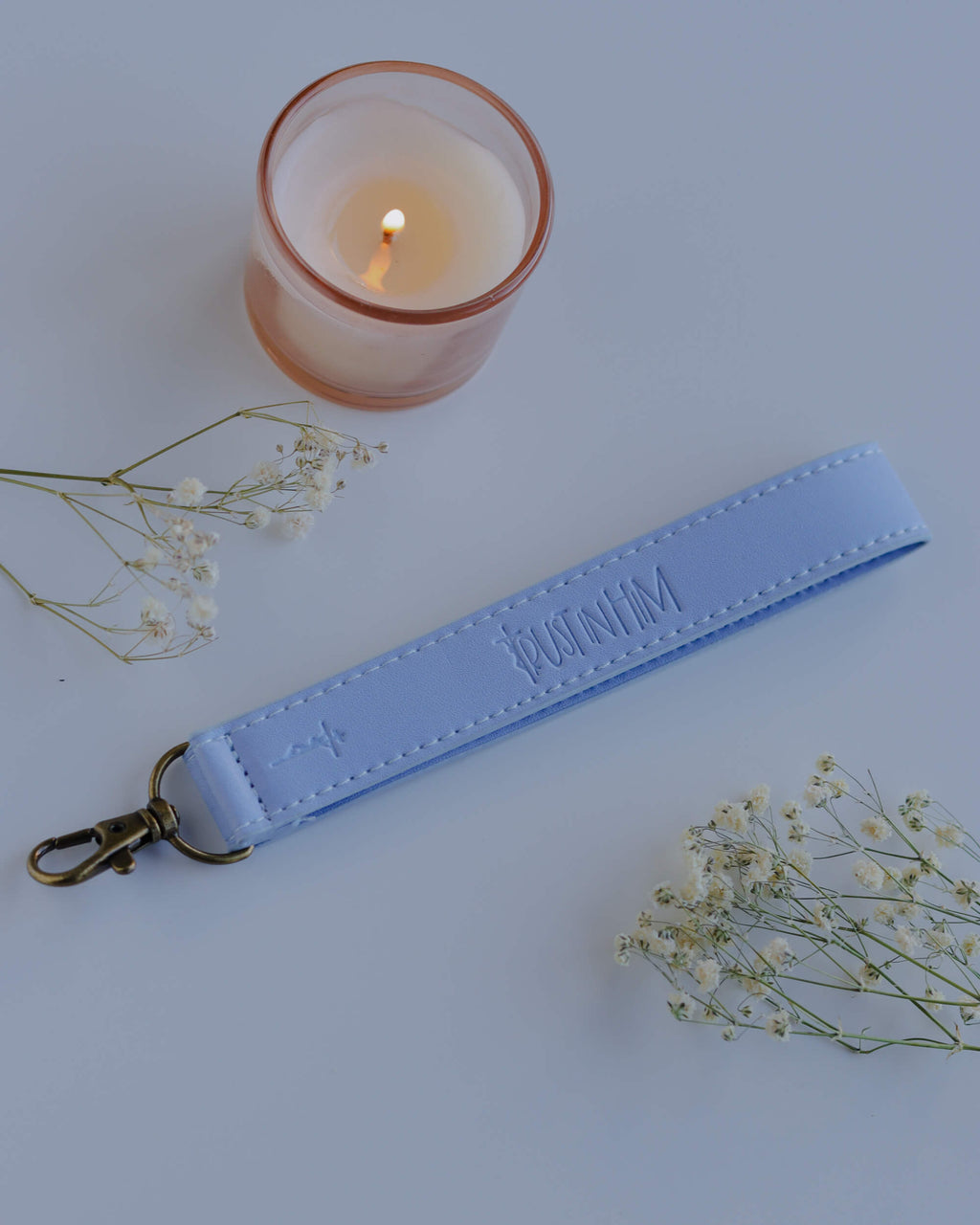 Trust in Him wristlet