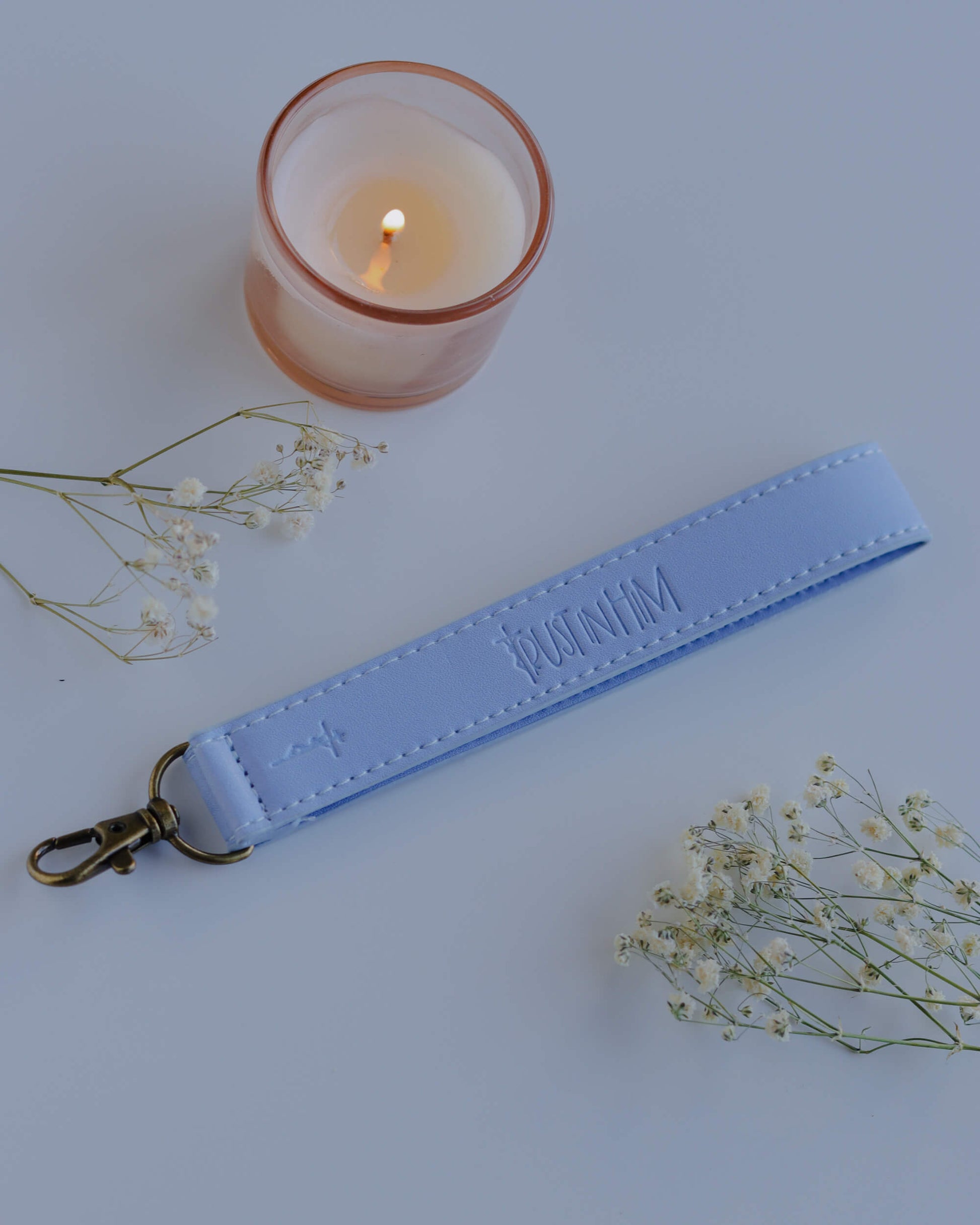 Trust in Him wristlet