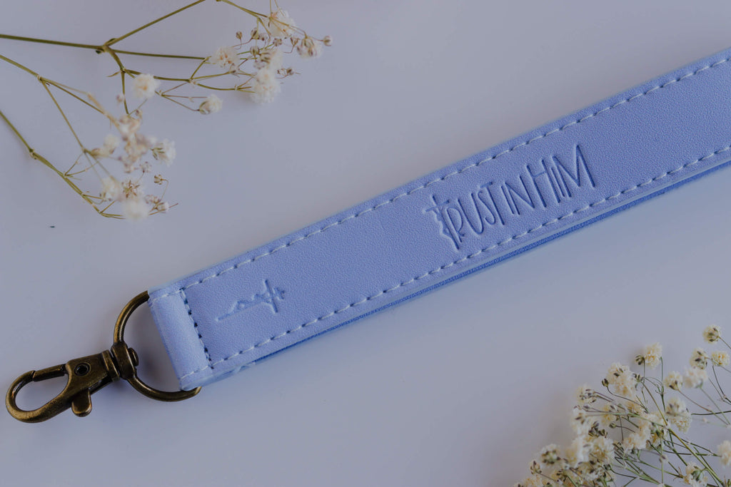 Trust in Him wristlet