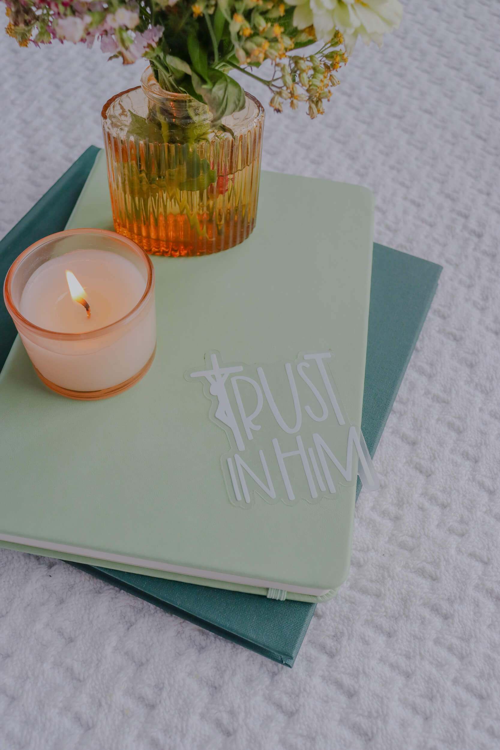 CLEAR Trust in Him - Catholic Sticker