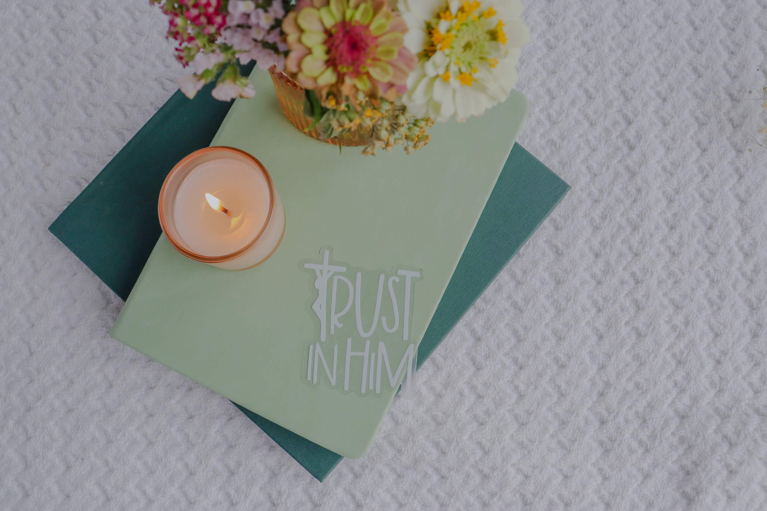 CLEAR Trust in Him - Catholic Sticker