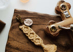 Trust in Him - Catholic Macrame Keychain