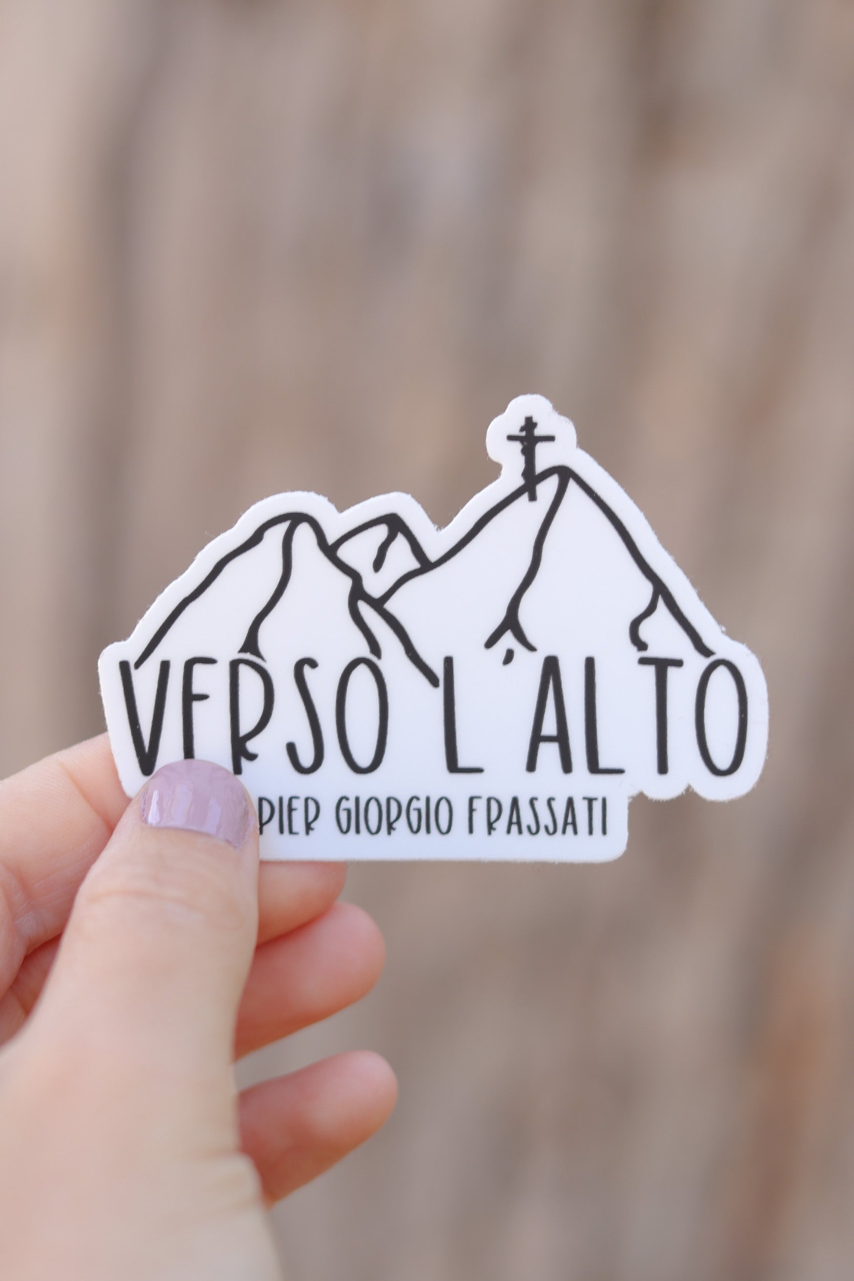 Verso L'Alto - Giorgio Frassati Sticker