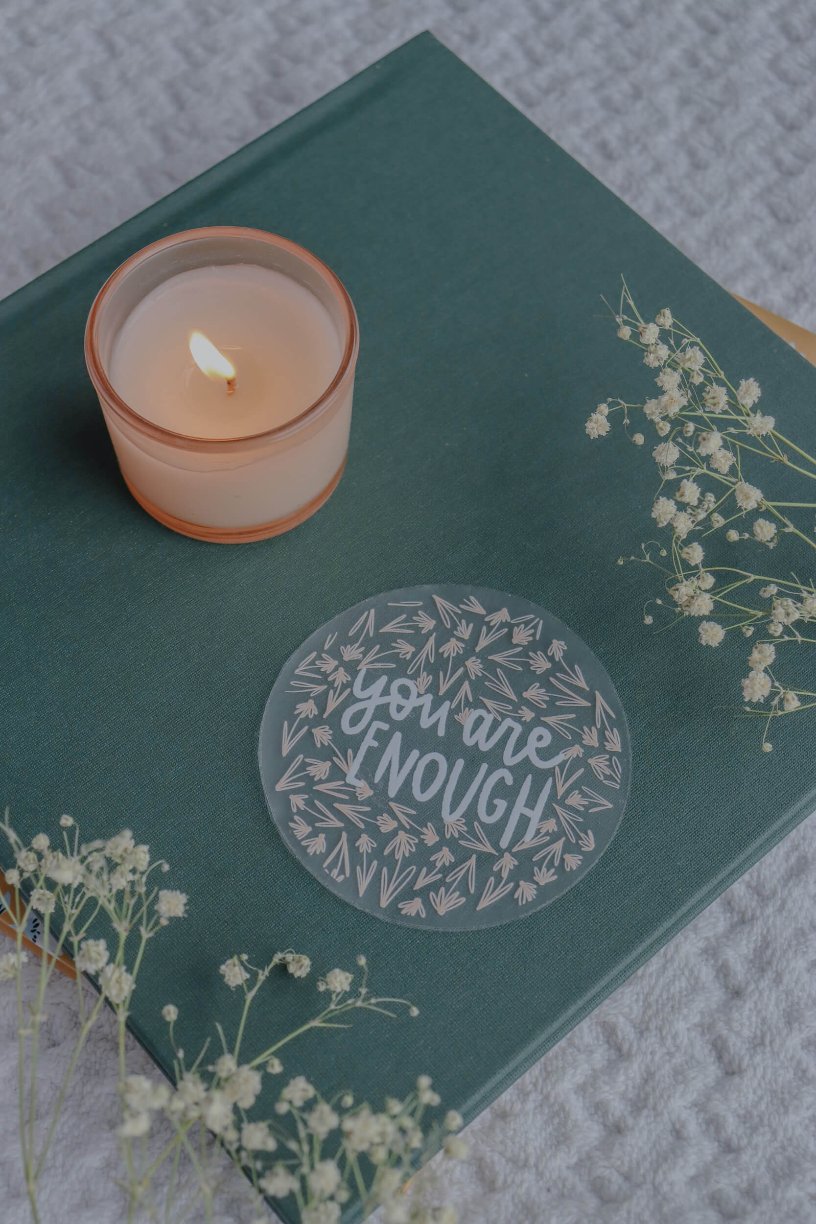 You are Enough - Catholic Wildflower Sticker