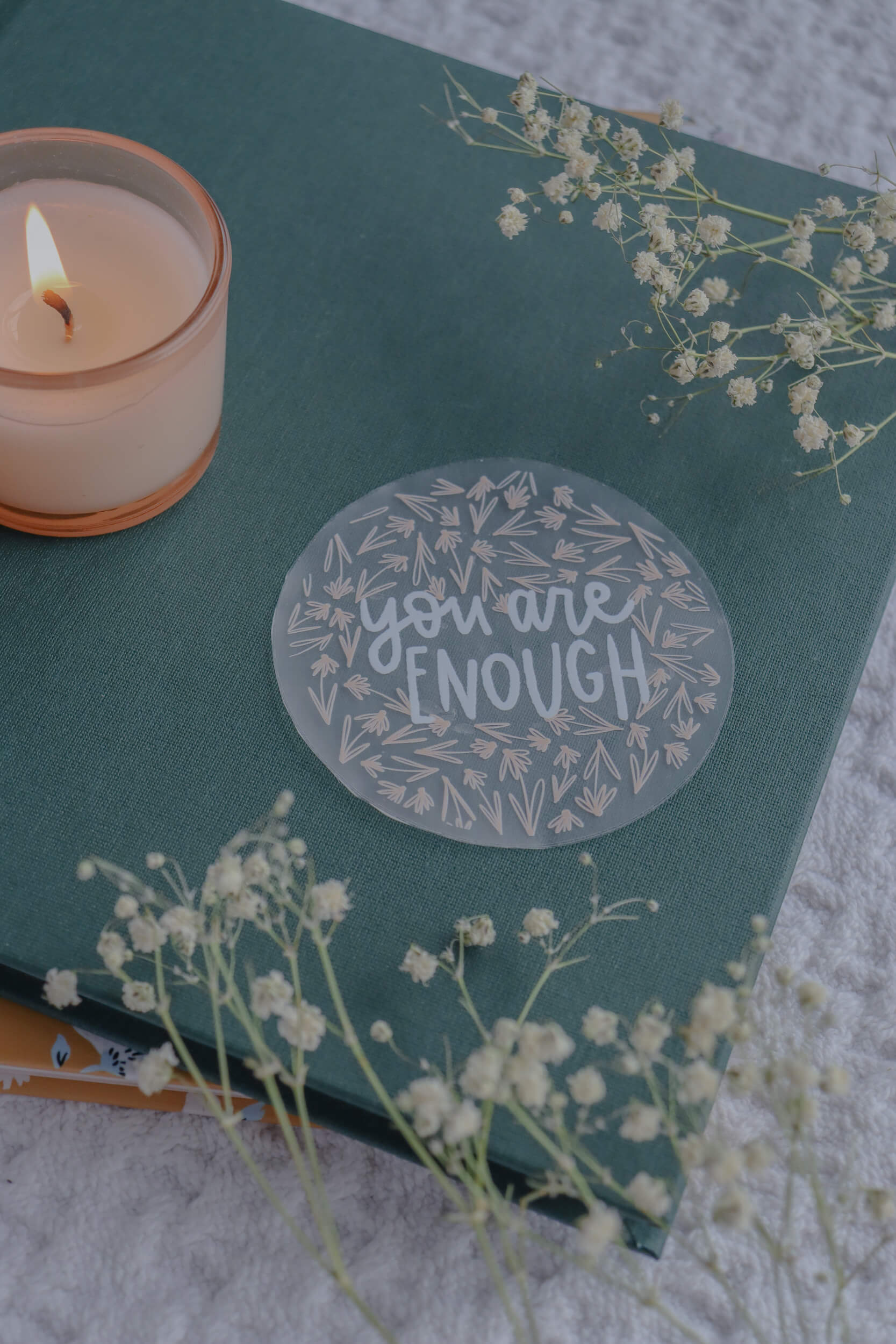 You are Enough - Catholic Wildflower Sticker