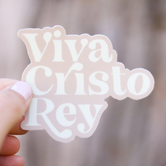 Viva Cristo Rey - Catholic Sticker