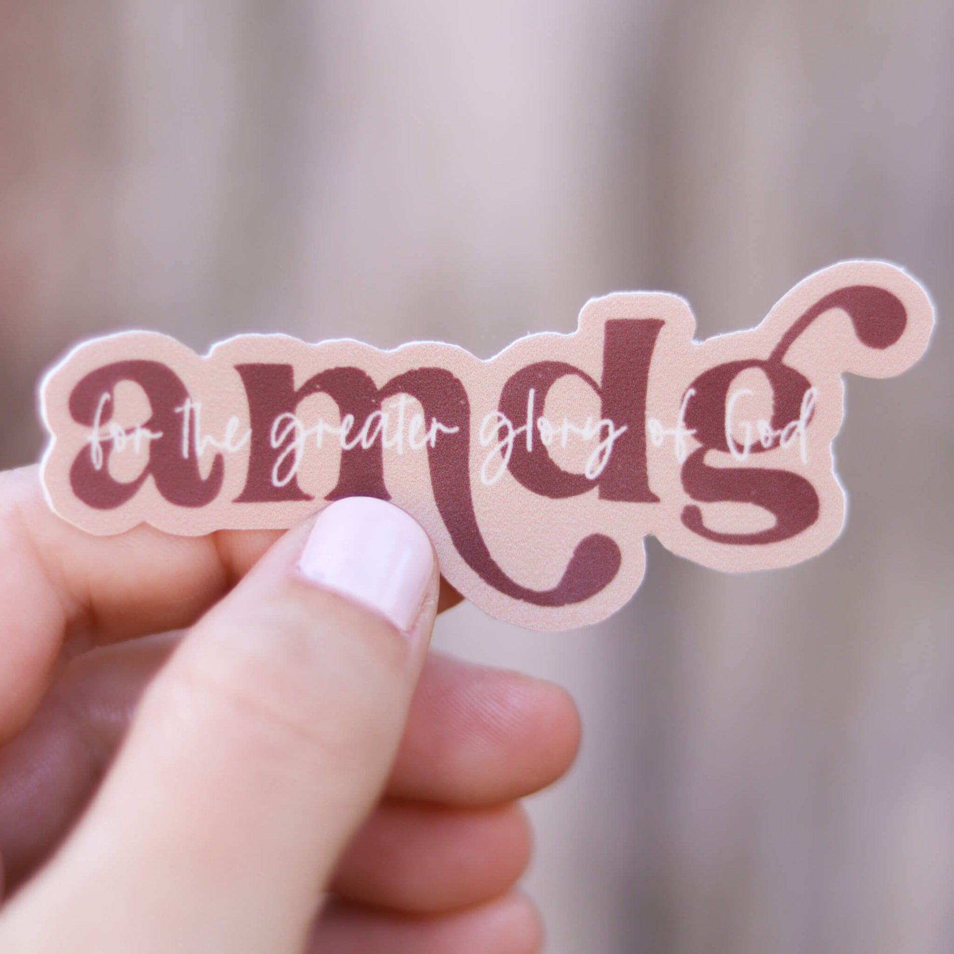 AMDG sticker